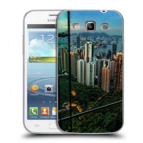 Дизайнерский пластиковый чехол для Samsung Galaxy Win Гонконг