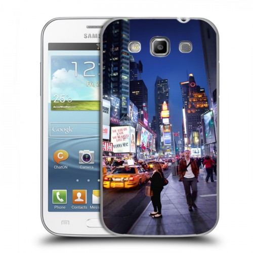 Дизайнерский пластиковый чехол для Samsung Galaxy Win Нью-Йорк