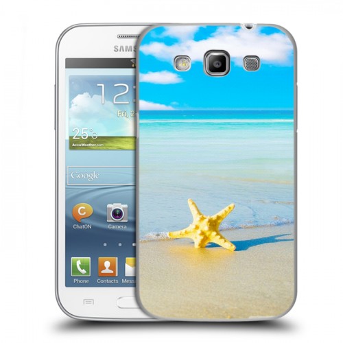 Дизайнерский пластиковый чехол для Samsung Galaxy Win Пляж