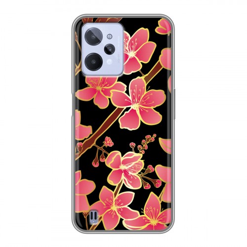 Дизайнерский пластиковый чехол для Realme C31 Люксовые цветы