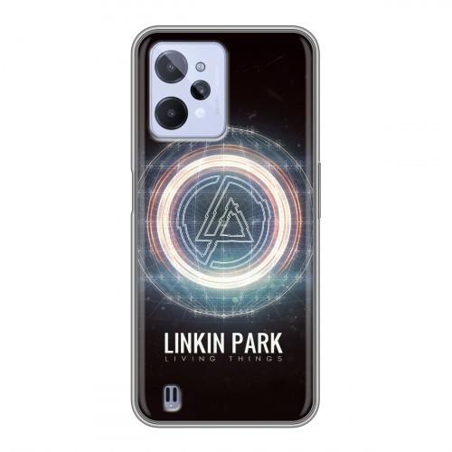 Дизайнерский силиконовый с усиленными углами чехол для Realme C31 Linkin Park
