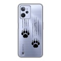 Полупрозрачный дизайнерский силиконовый чехол для Realme C31 Прозрачные кошки