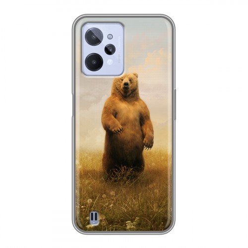 Дизайнерский пластиковый чехол для Realme C31 Медведи