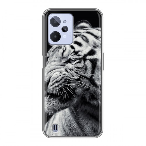 Дизайнерский силиконовый чехол для Realme C31 Тигры