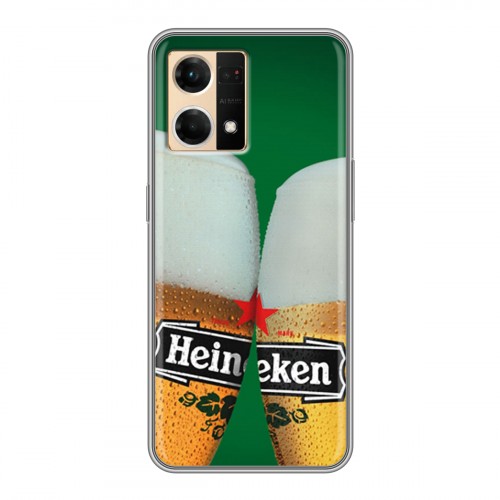 Дизайнерский силиконовый чехол для OPPO Reno7 Heineken