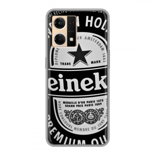 Дизайнерский силиконовый чехол для OPPO Reno7 Heineken