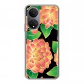 Дизайнерский силиконовый чехол для Huawei Honor X7 Люксовые цветы
