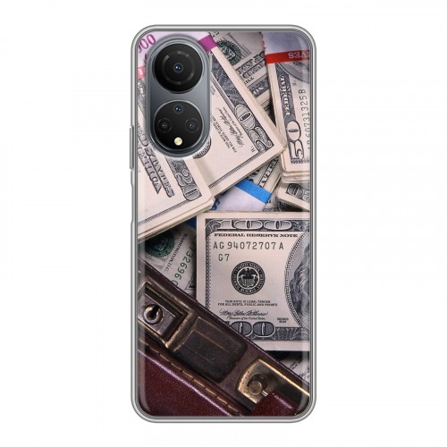 Дизайнерский силиконовый чехол для Huawei Honor X7 Текстуры денег