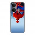 Дизайнерский силиконовый чехол для Huawei Honor X7 Человек-паук : Через вселенные