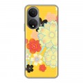 Дизайнерский силиконовый чехол для Huawei Honor X7 Цветы кимоно