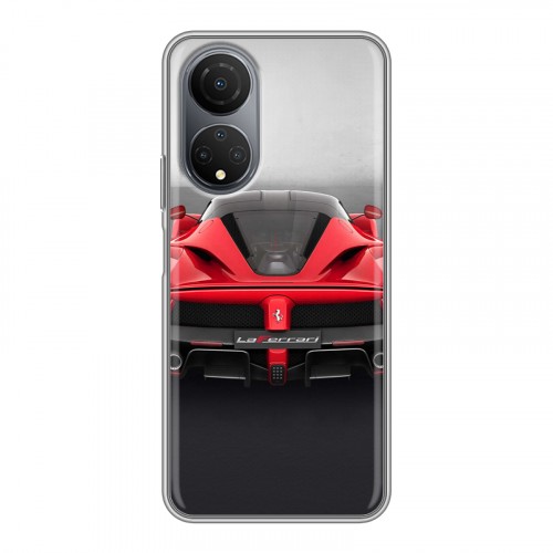 Дизайнерский силиконовый чехол для Huawei Honor X7 Ferrari