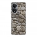 Дизайнерский пластиковый чехол для Huawei Honor X7 Текстура камня