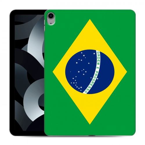 Дизайнерский силиконовый чехол для Ipad 10.9 (2022) Флаг Бразилии