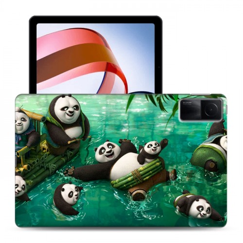 Дизайнерский силиконовый чехол для Xiaomi RedMi Pad Кунг-фу панда
