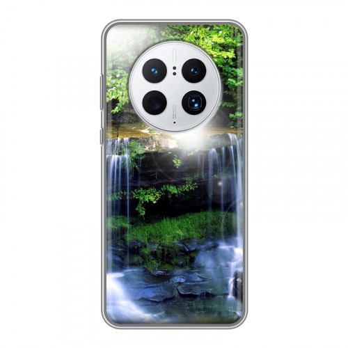 Дизайнерский силиконовый чехол для Huawei Mate 50 Pro Водопады