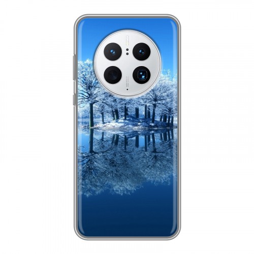 Дизайнерский силиконовый чехол для Huawei Mate 50 Pro Зима