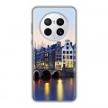 Дизайнерский силиконовый с усиленными углами чехол для Huawei Mate 50 Pro амстердам