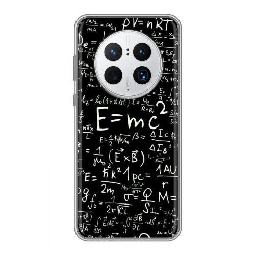 Дизайнерский силиконовый чехол для Huawei Mate 50 Pro Альберт Эйнштейн