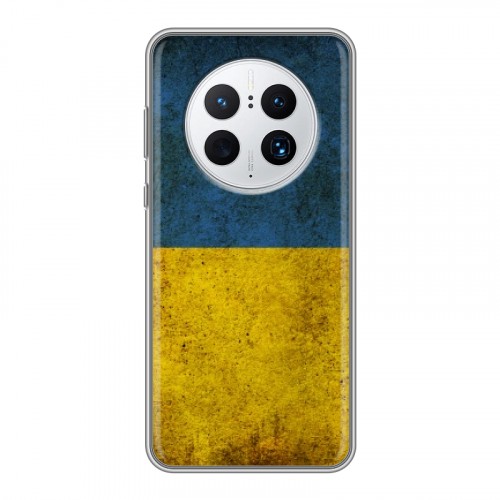 Дизайнерский силиконовый чехол для Huawei Mate 50 Pro флаг Украины
