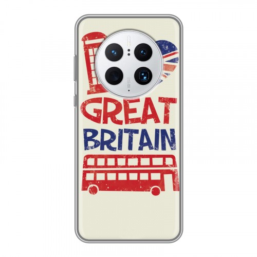 Дизайнерский силиконовый чехол для Huawei Mate 50 Pro British love
