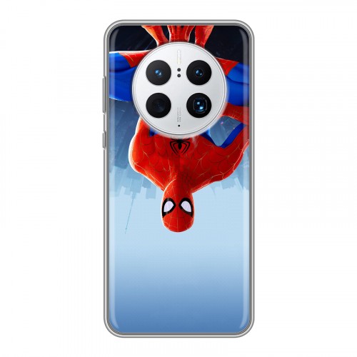 Дизайнерский силиконовый чехол для Huawei Mate 50 Pro Человек-паук : Через вселенные