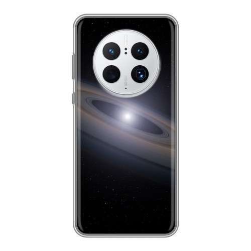 Дизайнерский силиконовый с усиленными углами чехол для Huawei Mate 50 Pro Галактика