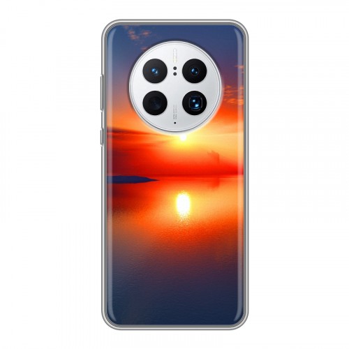 Дизайнерский силиконовый чехол для Huawei Mate 50 Pro Солнце