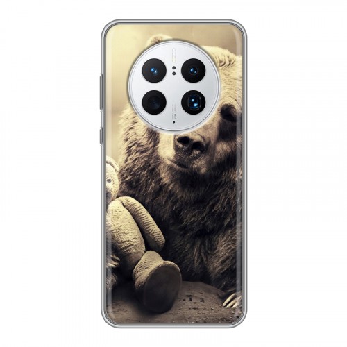 Дизайнерский силиконовый чехол для Huawei Mate 50 Pro Медведи