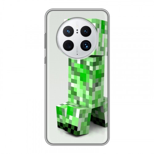 Дизайнерский пластиковый чехол для Huawei Mate 50 Pro Minecraft