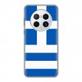 Дизайнерский силиконовый чехол для Huawei Mate 50 Pro Флаг Греции