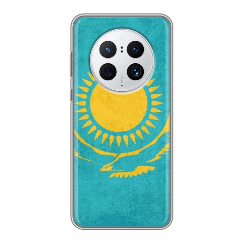 Дизайнерский силиконовый чехол для Huawei Mate 50 Pro Флаг Казахстана