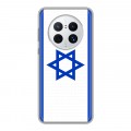 Дизайнерский силиконовый с усиленными углами чехол для Huawei Mate 50 Pro Флаг Израиля