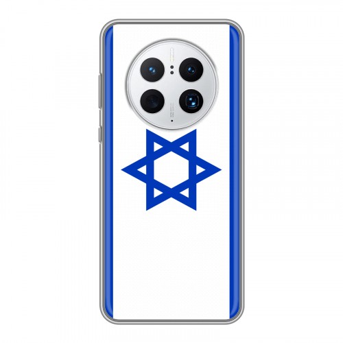 Дизайнерский силиконовый чехол для Huawei Mate 50 Pro Флаг Израиля
