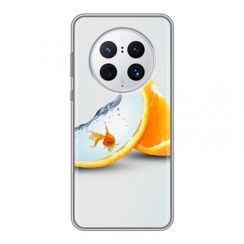 Дизайнерский силиконовый чехол для Huawei Mate 50 Pro Апельсины