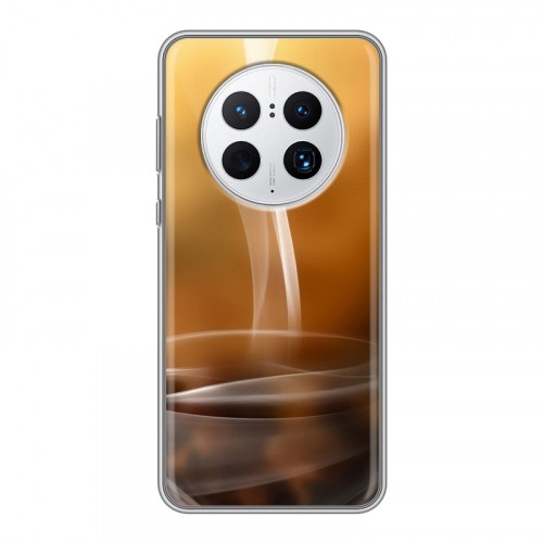 Дизайнерский силиконовый чехол для Huawei Mate 50 Pro Кофе напиток