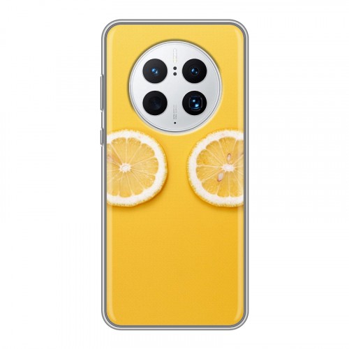 Дизайнерский силиконовый чехол для Huawei Mate 50 Pro Лимон
