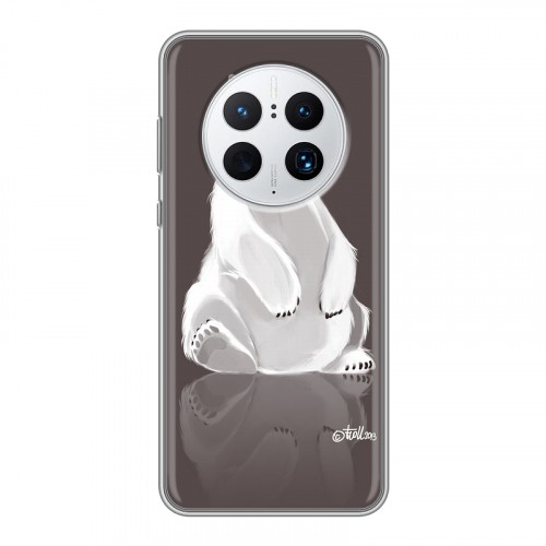 Дизайнерский силиконовый чехол для Huawei Mate 50 Pro Медведи