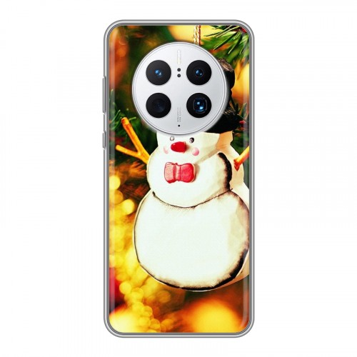 Дизайнерский силиконовый чехол для Huawei Mate 50 Pro Снеговики