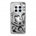 Дизайнерский силиконовый чехол для Huawei Mate 50 Pro Юрий Гагарин