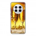 Дизайнерский силиконовый чехол для Huawei Mate 50 Pro Новогодние бокалы