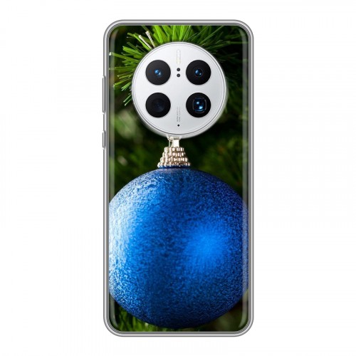 Дизайнерский силиконовый чехол для Huawei Mate 50 Pro Новогодние шары