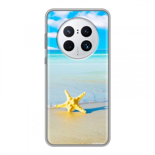 Дизайнерский силиконовый чехол для Huawei Mate 50 Pro Пляж