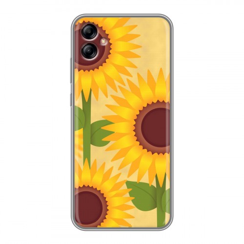 Дизайнерский силиконовый чехол для Samsung Galaxy A04e Романтик цветы