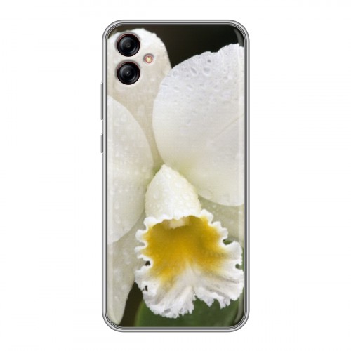 Дизайнерский силиконовый чехол для Samsung Galaxy A04e Орхидеи
