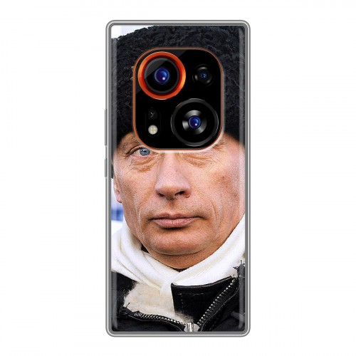 Дизайнерский силиконовый чехол для Tecno Phantom X2 Pro В.В.Путин