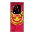 Дизайнерский силиконовый чехол для Tecno Phantom X2 Pro Флаг Киргизии