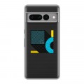 Полупрозрачный дизайнерский силиконовый с усиленными углами чехол для Google Pixel 7 Pro Абстракции 3