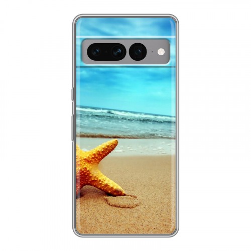 Дизайнерский силиконовый чехол для Google Pixel 7 Pro пляж