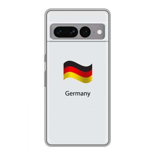 Дизайнерский силиконовый чехол для Google Pixel 7 Pro Флаг Германии