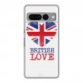 Дизайнерский силиконовый с усиленными углами чехол для Google Pixel 7 Pro British love